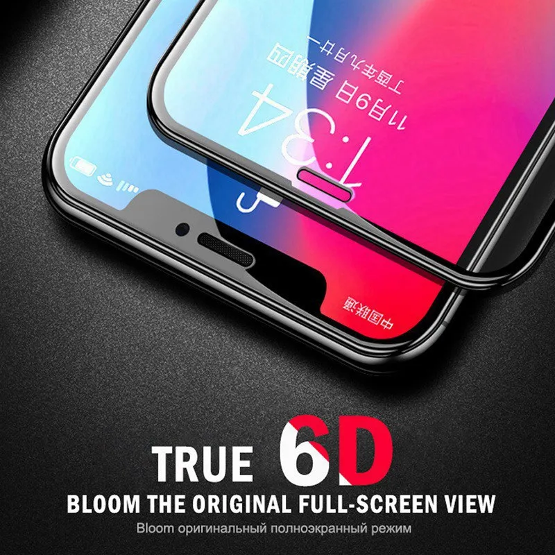 6D закаленное стекло для Huawei Honor 9 Lite 7X Защитное экрана P20 Pro Mate 10 20 Nova 3 3i 2i Y6 2018