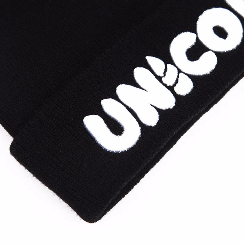 Embroid UNICORN зимние женские шапки мужские Skullies Модная брендовая теплая шапка Кепка в стиле хип-хоп Черный Серый Gorros хип-хоп Уличная