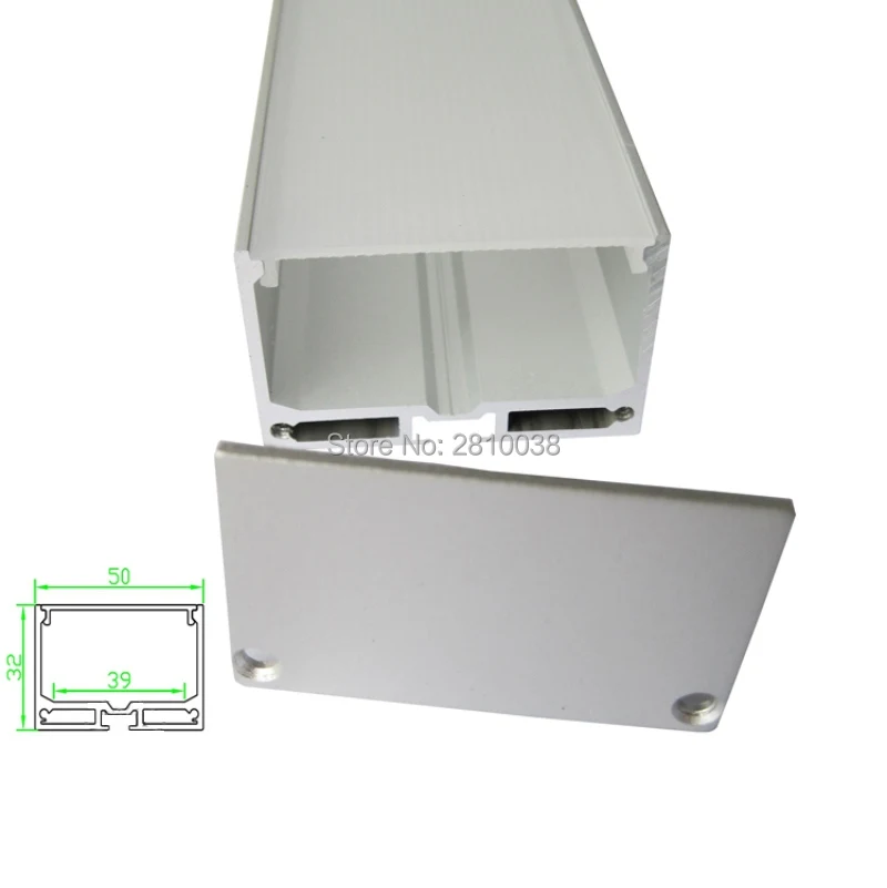 10 х1 м наборы/партия квадратный тип анодисветодиодный светодиодная экструзия