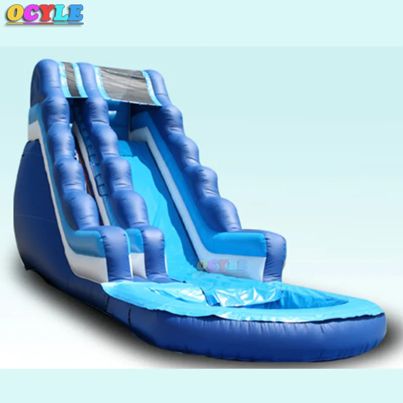 Детская Надувная гигантская водная горка из экологически чистого материала с