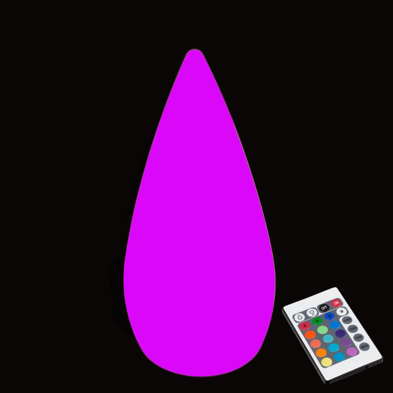 D12 * H24cm Светодиодные ночные светильники в виде пули батарея RGB пульт