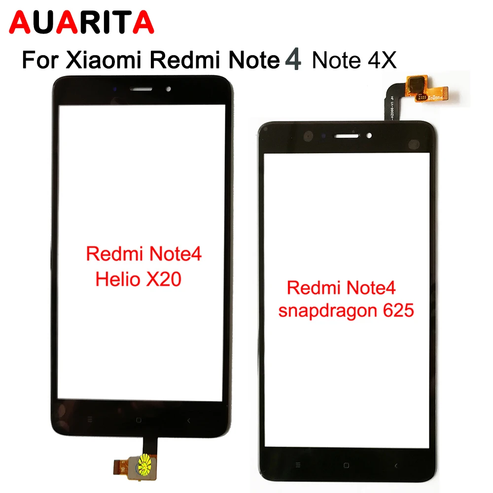 Сенсорная панель дигитайзер сенсорное стекло для xiaomi redmi note4 note4x note 4 4x Переднее 1