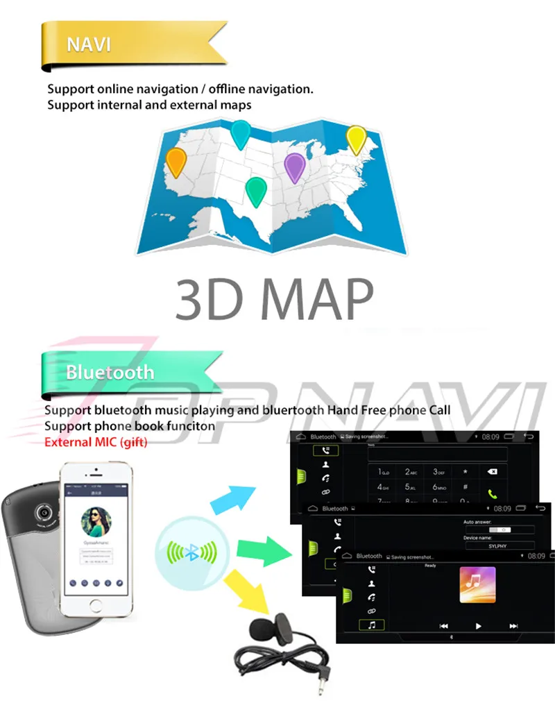 Topnavi Android 7,1 автомобильный медиацентр радио для AUDI A3() Стерео gps навигация без DVD четырехъядерный аудио
