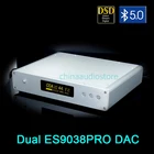Двойной ES9038PRO DSD DAC OLED дисплей ES9038 Hi-Fi DAC, USB DAC, Bluetooth 5,0, APTX-HD, звуковая карта трансформатор TALEMA MUSES03
