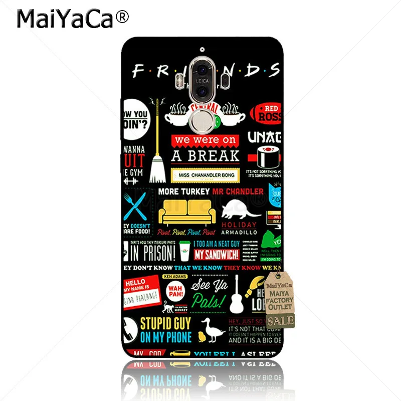Чехол для телефона MaiYaCa Monica's peefole с дверной рамой друзьями ТВ шоу Sitcom Huawei p20 pro p9 p10