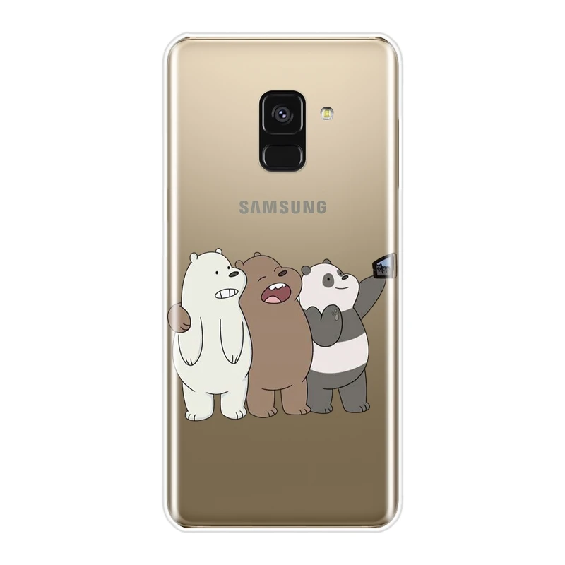 Мы Голые Медведи Мягкий силиконовый чехол для телефона для samsung A6 A8 Plus задняя крышка для samsung Galaxy A3 A5 A7 чехол