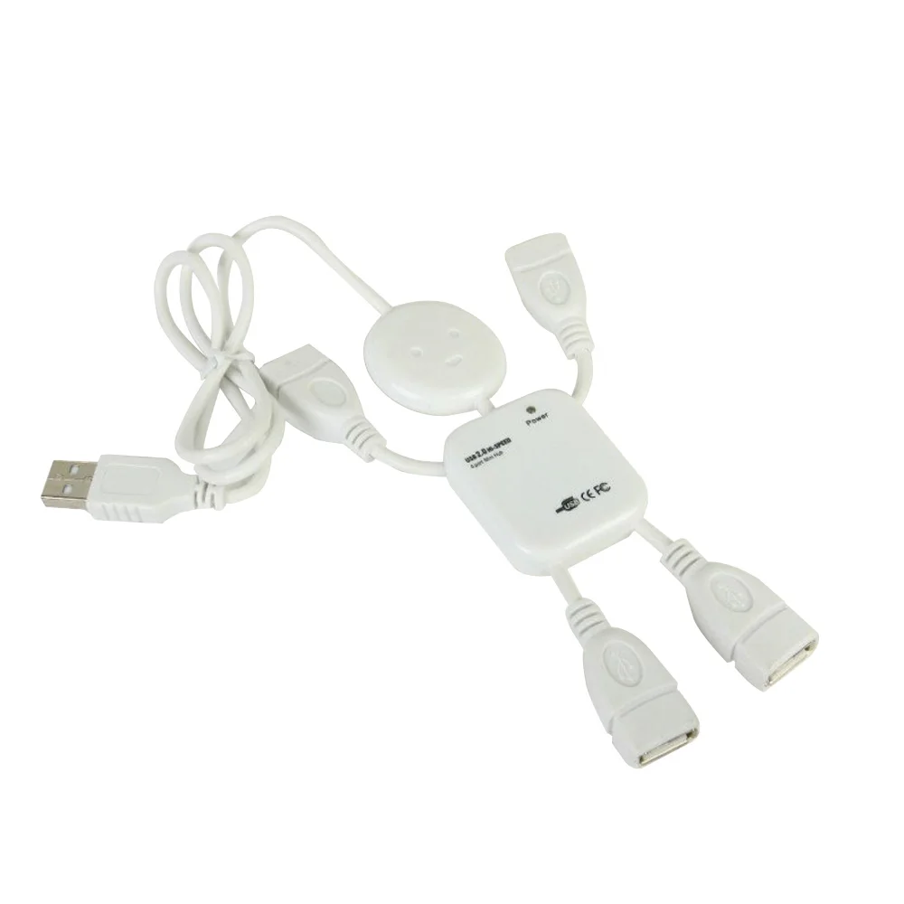 4 портовый Суперскоростной usb хаб 2 0 разветвитель периферийные устройства для