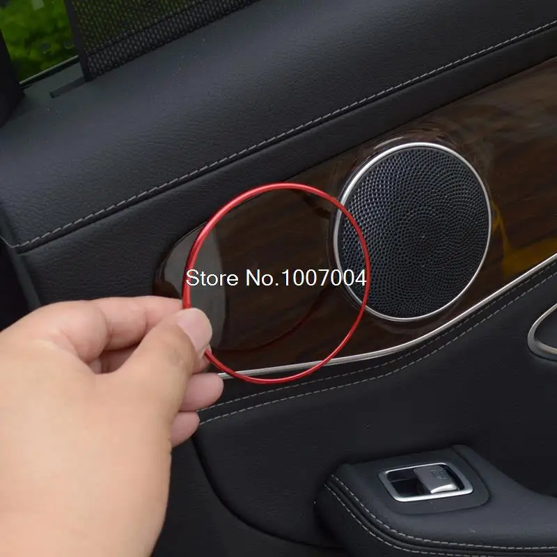 4 шт. Автомобильная аудиоколонка из алюминиевого сплава дверь громкий динамик