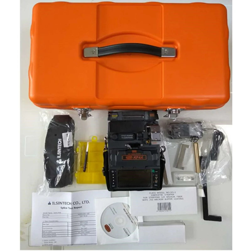 

High precious Ilsintech KF4A Fiber Optical Fusion Splicer Enlgish system for FTTH fusion splicing project with fiber tools