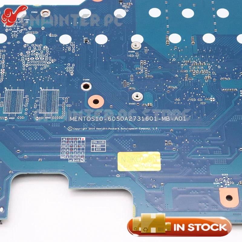 Материнская плата NOKOTION для ноутбука HP 14af 14 af011au основная 814508 001 501 MENTOS10 6050A2731601 MB A01