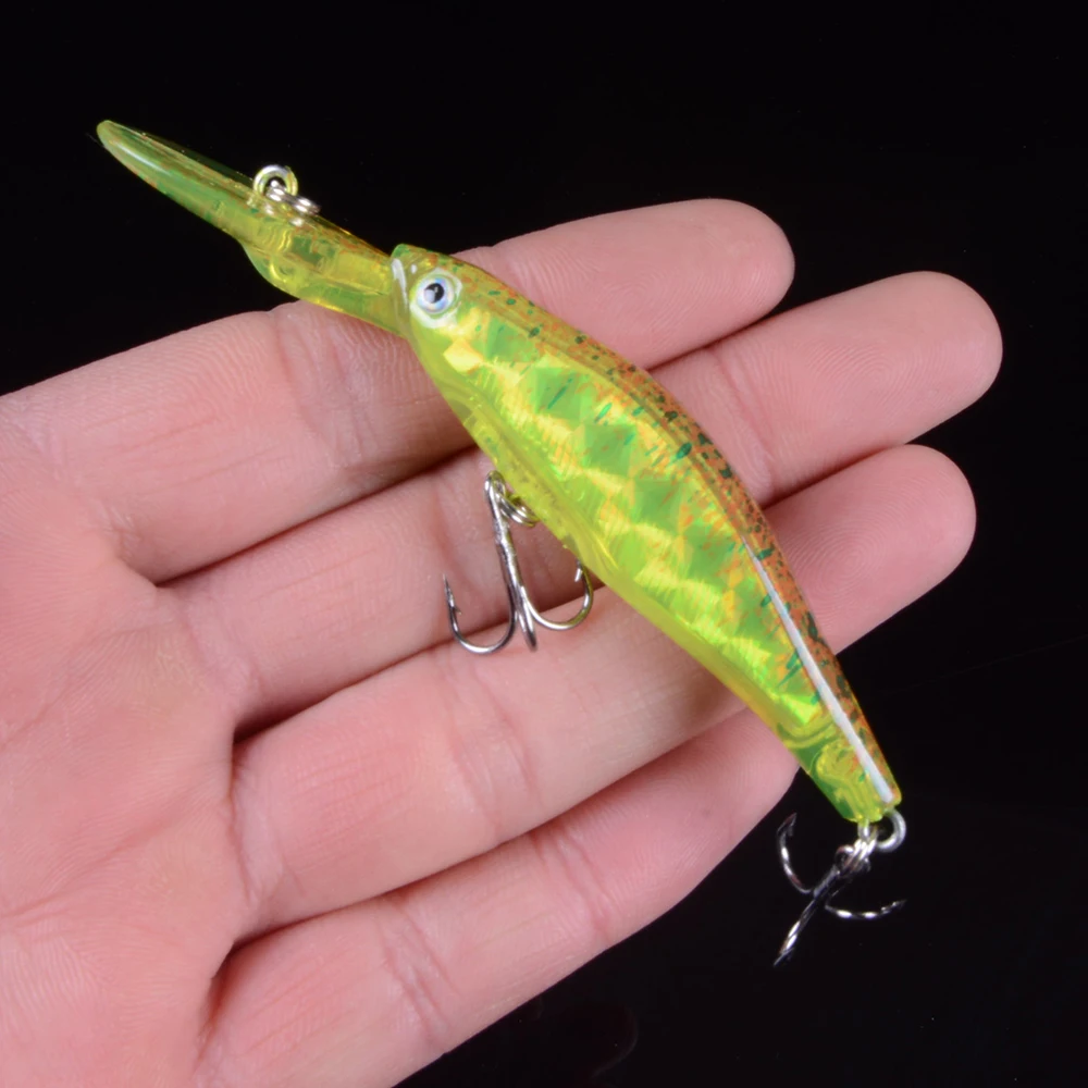 1 шт. 9 см/7 г лазерная искусственная приманка в виде гольяна|artificial bait|lure floatinglaser minnow