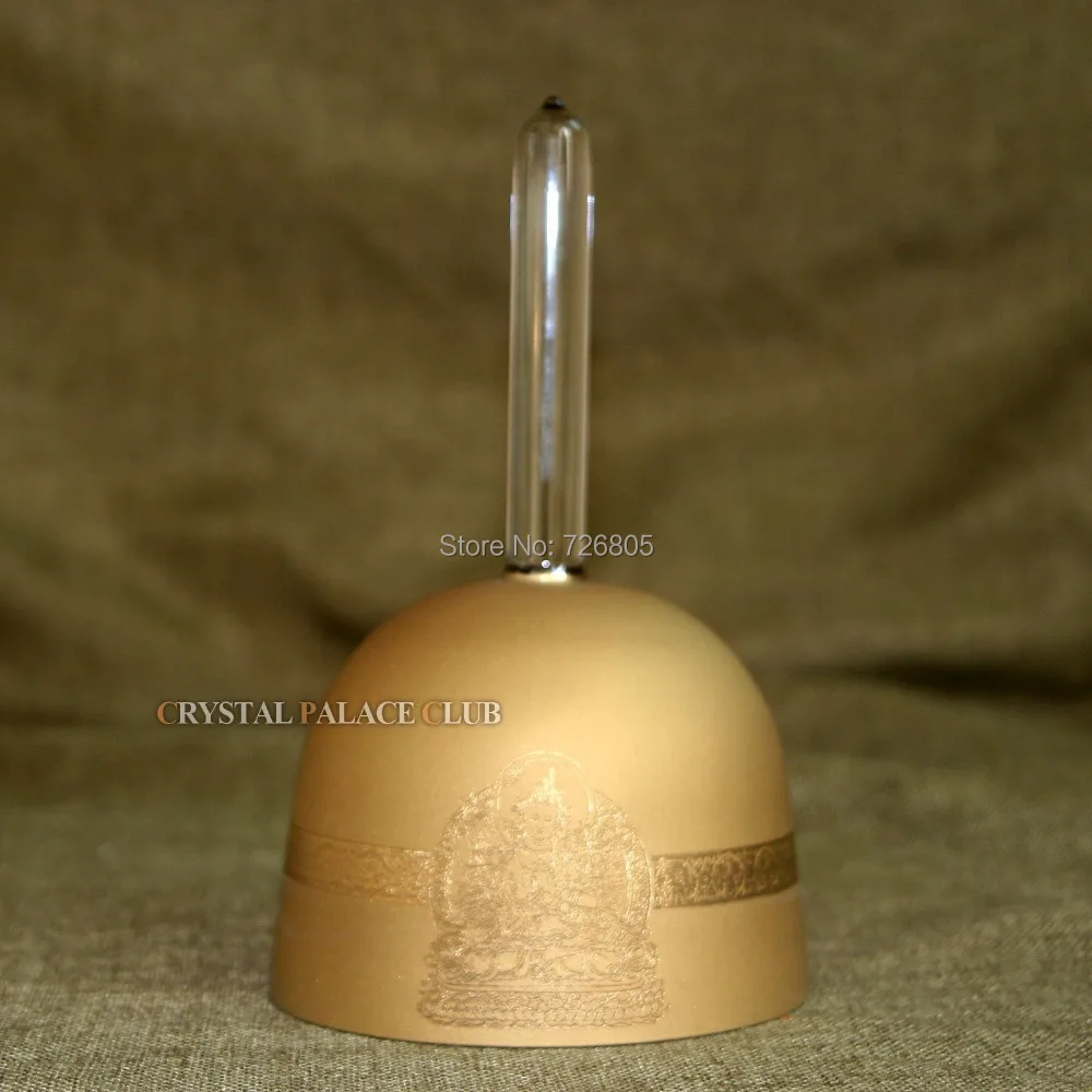 Чистая платина или 24k золото кварца кристалл поющая чаша с дизайном для G # A B