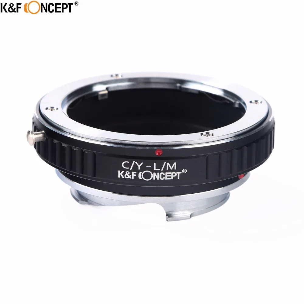 K&F CONCEPT C/Y-L/M Camera Lens Mount Adapter Ring for Contax Y Mount Camera Lens to for Leica M Lens Camera Body
