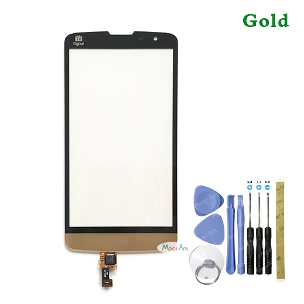 Высококачественный 5," для LG L Bello D331 D335 D337 ЖК-дисплей с сенсорным экраном дигитайзер Датчик - Цвет: Only Gold Touch