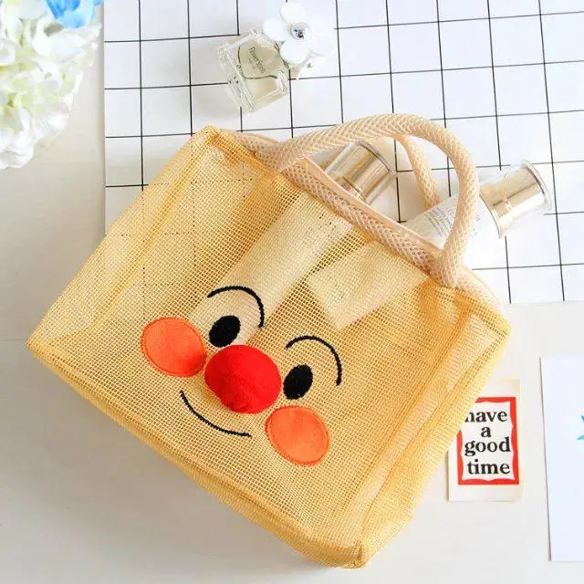 Мультфильм Япония hello kitty My Melody Cinnamoroll Собака пудинг собака полиэстер прозрачные косметички сетчатый мешок для хранения пляжная сумка - Цвет: 7