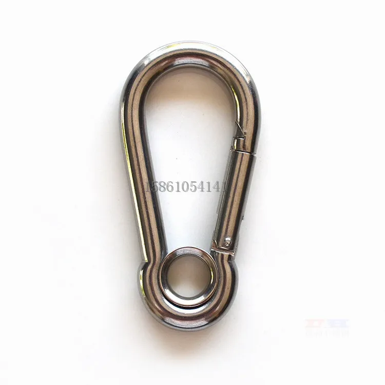 10 шт./лот карабины из нержавеющей стали с пружинным карабином M5 M6 M7 | Обустройство