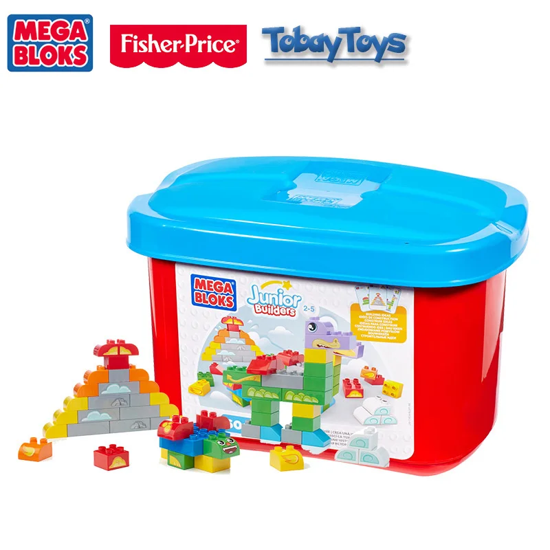 FBC08 Подлинный бренд Mega Bloks детская развивающая игрушка серии Junior Builder Baby Play Bloks Before Bloque De Edificio FBC08 игрушка CYR22 - Цвет: FBC08