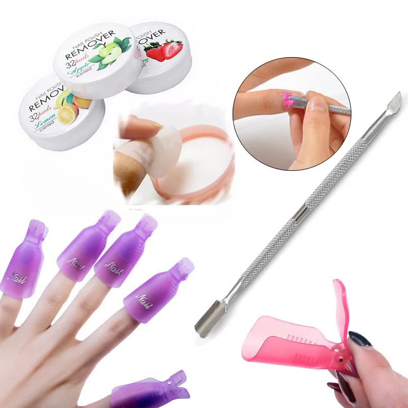 Bittb Beauty комплект инструментов для маникюра Гель лак удаления клипсов фруктовый