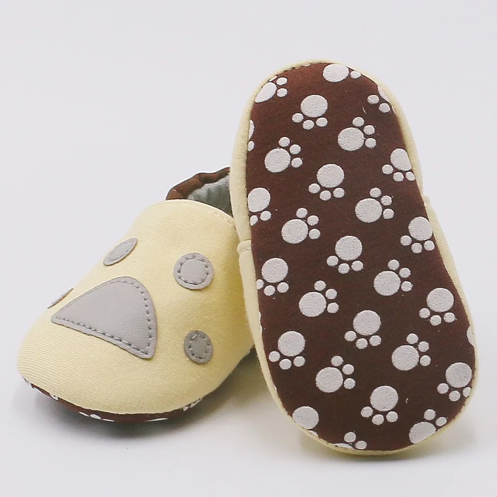 Первые ходунки CartoonShoes Bebe мокасины для малышей 0-24 м нескользящая Мягкая подошва обувь для маленьких мальчиков и девочек