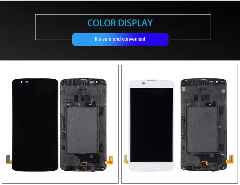 Для LG K8 LTE K350/K350n/K350e/K350DS ЖК-дисплей сенсорный экран панель дигитайзер сборка экрана Запасные части
