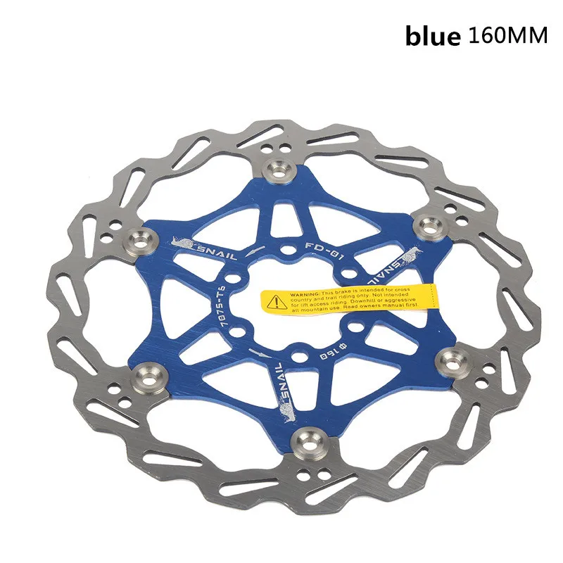 1pcsMountain велосипедный тормоз ротора сильный рассеивания тепла плавающий ротор 160