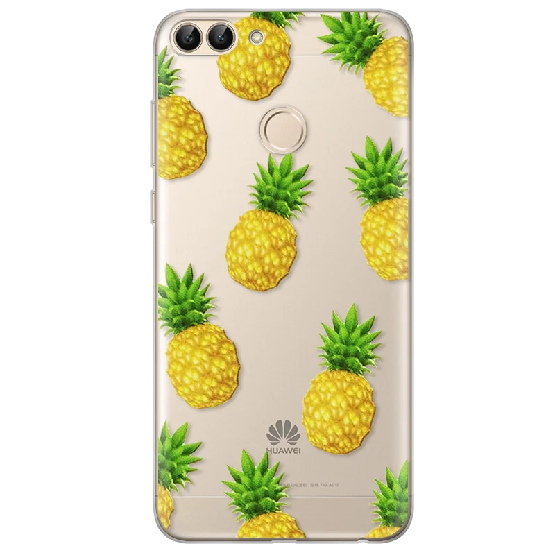 duoboluo ТПУ силиконовый чехол для huawei P, умный чехол, чехол для huawei Psmart, защитный бампер для huawei Enjoy 7 S, чехол для телефона - Цвет: duoboluo