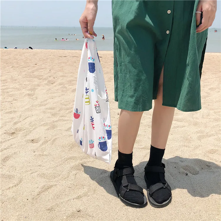 Новинки для женщин Удобный Складной многоразовая сумка для покупок Tote Сумка в стиле casual утилизация отходов Сумки домашнего хранения косметичка