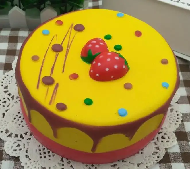 20 шт./партия kawaii squishy jumbo розовый торт Редкие замедлить рост дешево оптом