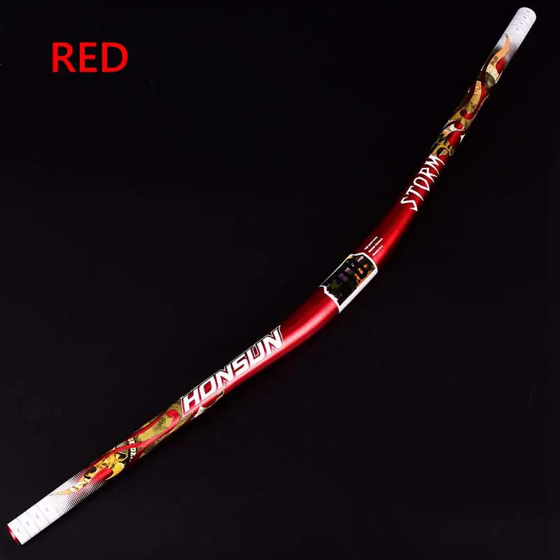 780mm Red Велосипедный руль 31,8 мм* 720/740/760/780 мм MTB AM XC DH Горные гоночный велосипед руль для горного велосипеда, подъем ручке велосипед Запчасти - Цвет: 780mm Red