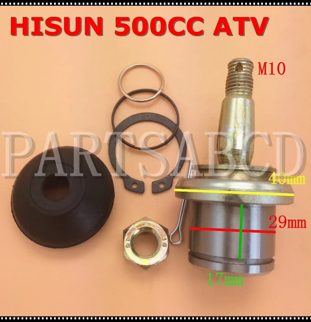 Стержневой шаровой шарнир для Hisun 500CC 700CC ATV Quad Parts 62410 107 0000|parts for atvs|ball joint atvquad ball joints