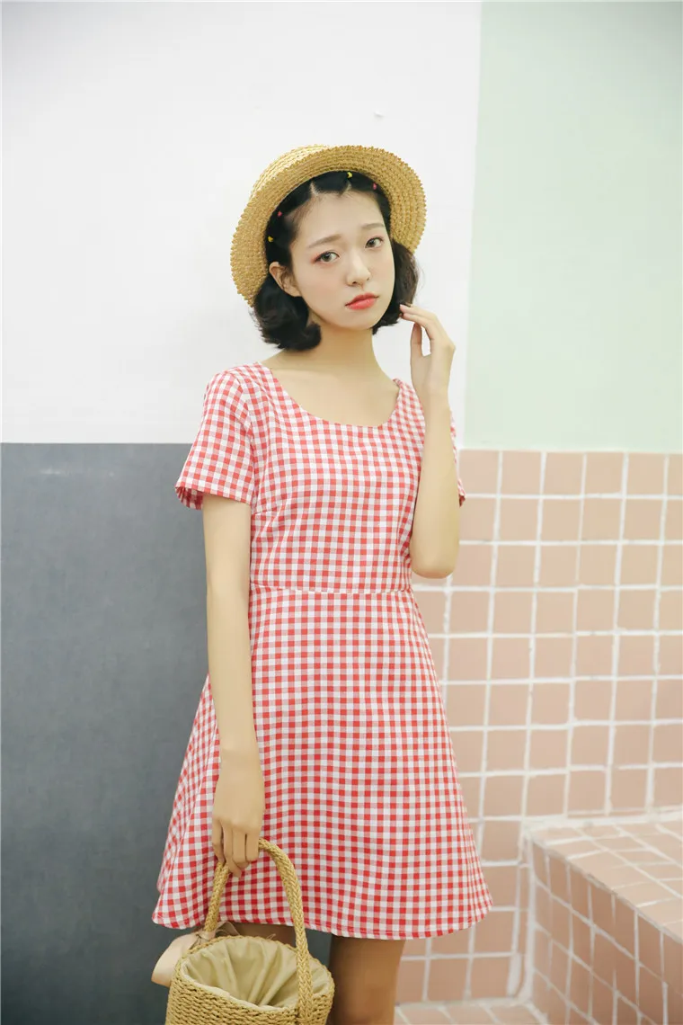 Новинка 2018 весенне-летнее женское платье консервативный стиль повседневное