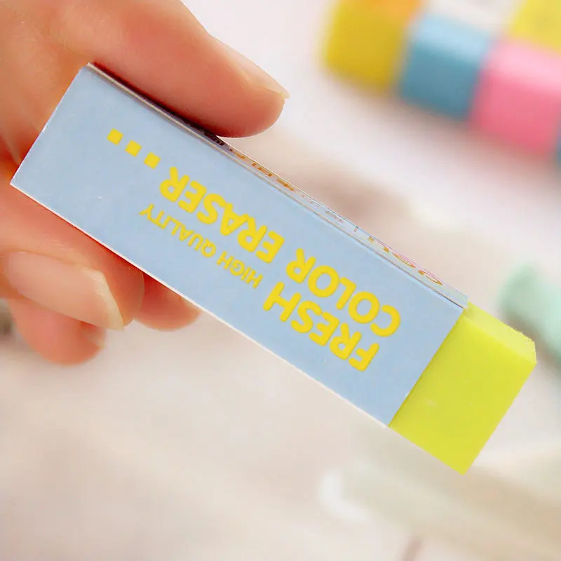 1x милый ластик конфетного цвета школьный офисный резиновый специальная картина
