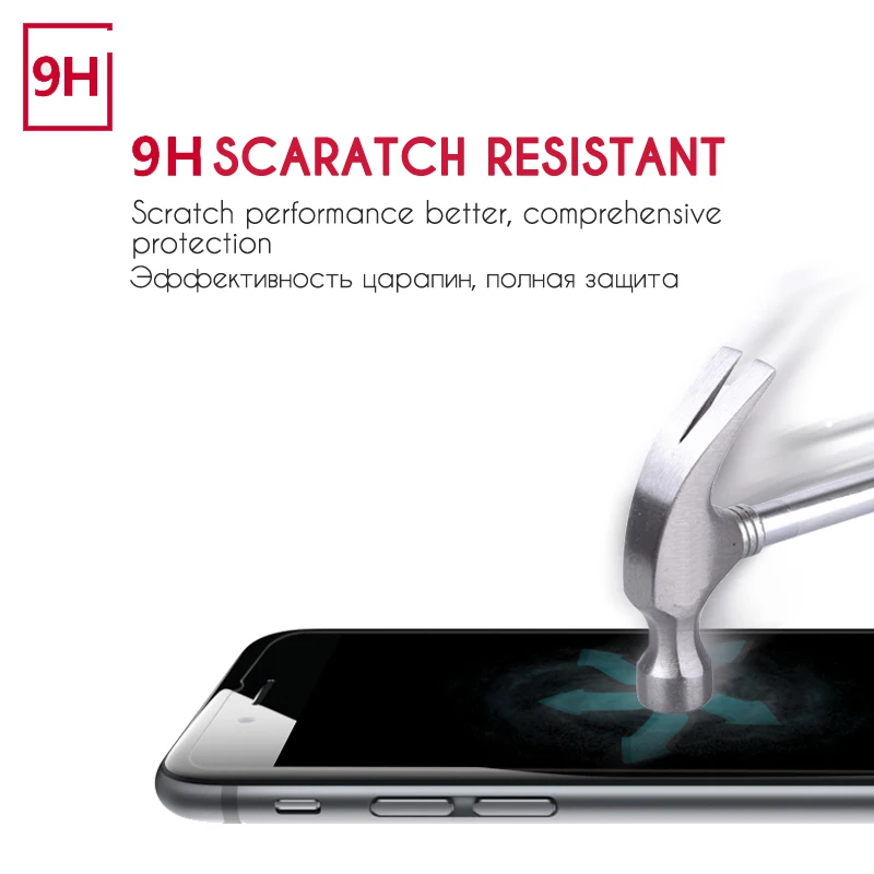 Защитное стекло WZH для iPhone 6, 7, 8, стекло для iPhone 7, 8, 6, 6s Plus, X, XR, XS, MAX, XS, 5S, 5c, SE, защитная пленка из закаленного стекла