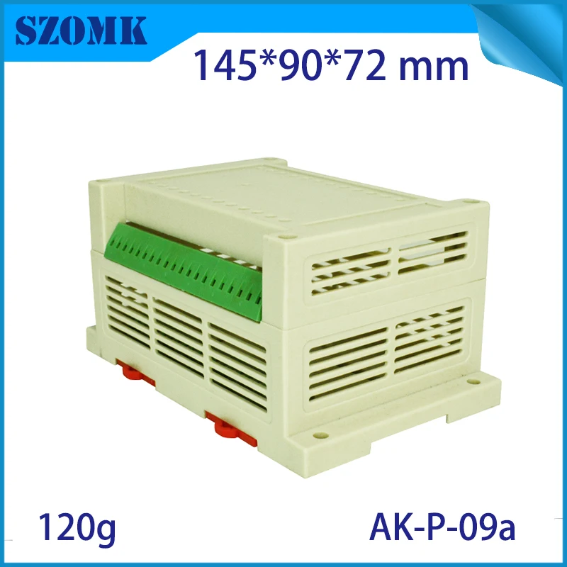10 шт. пластиковый корпус с din рейкой 145*90*72 мм|box for|box for electronicboxes electronic projects |