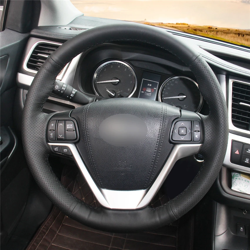 MEWANT черная натуральная кожа фотосессия для Toyota Highlander 2013-2020 Sienna 2015 2016 2017 2018 2019-2020 |