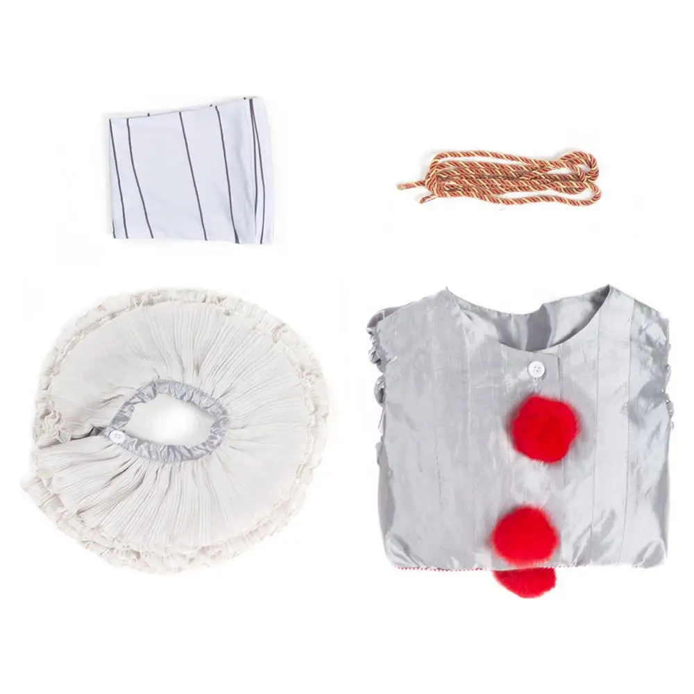 

Pennywise Costume Women IT Stephen King It: Chapter Two Cosplay Pennywise Outfit Clown Joker Suit Halloween Costume Custom
