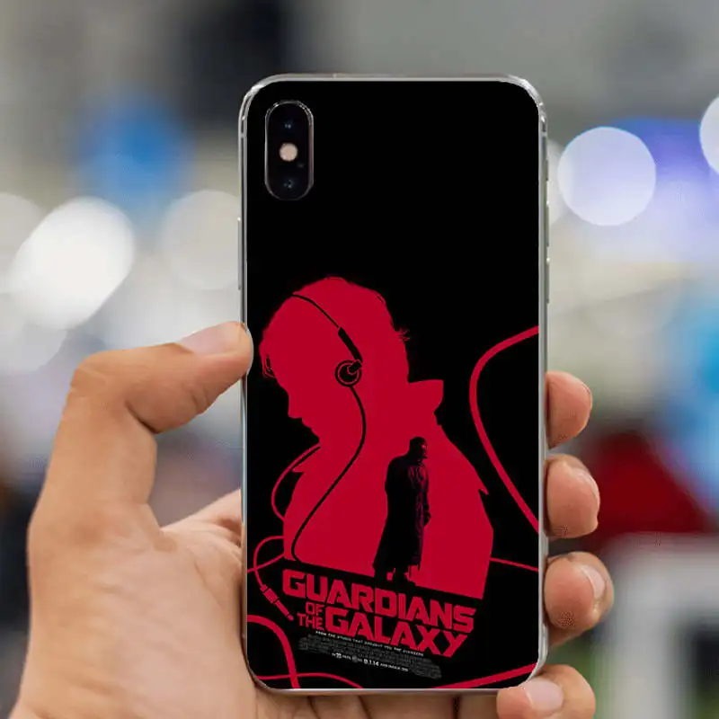 Защитный чехол для Galaxy Marvel из мягкого силикона iphone 6 6S plus 7 8 8plus X 5 5S SE XR XS