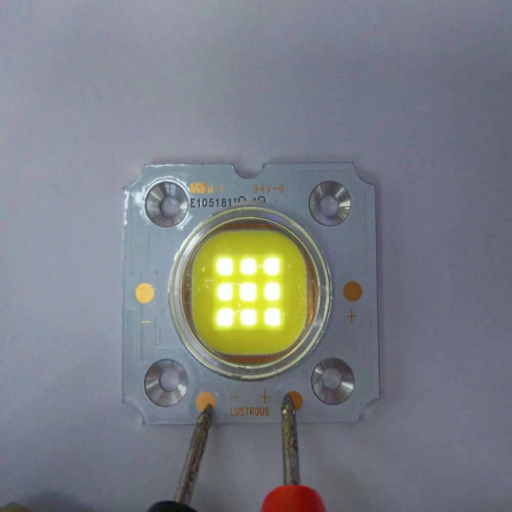 Бесплатная доставка DHL 100 шт./лот 60 мил тайваньский чип 10 Вт COB светодиодный с