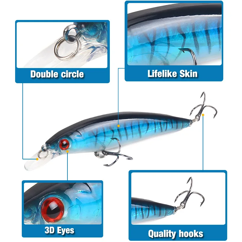 Зимняя рыболовная приманка жесткая наживка 10 цветов на выбор 115 мм 13 8 г