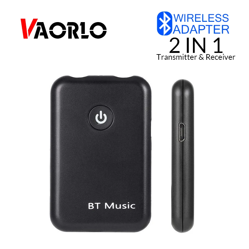 VAORLO 2 в 1 Bluetooth передатчик приемник для ТВ и автомобиля 4 беспроводной адаптер 3 5 мм