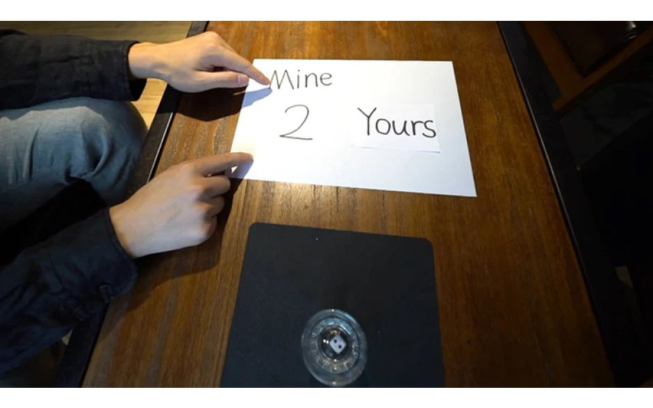 Игральные кости победителя секретной фабрики магия ментализма Магия Крупным