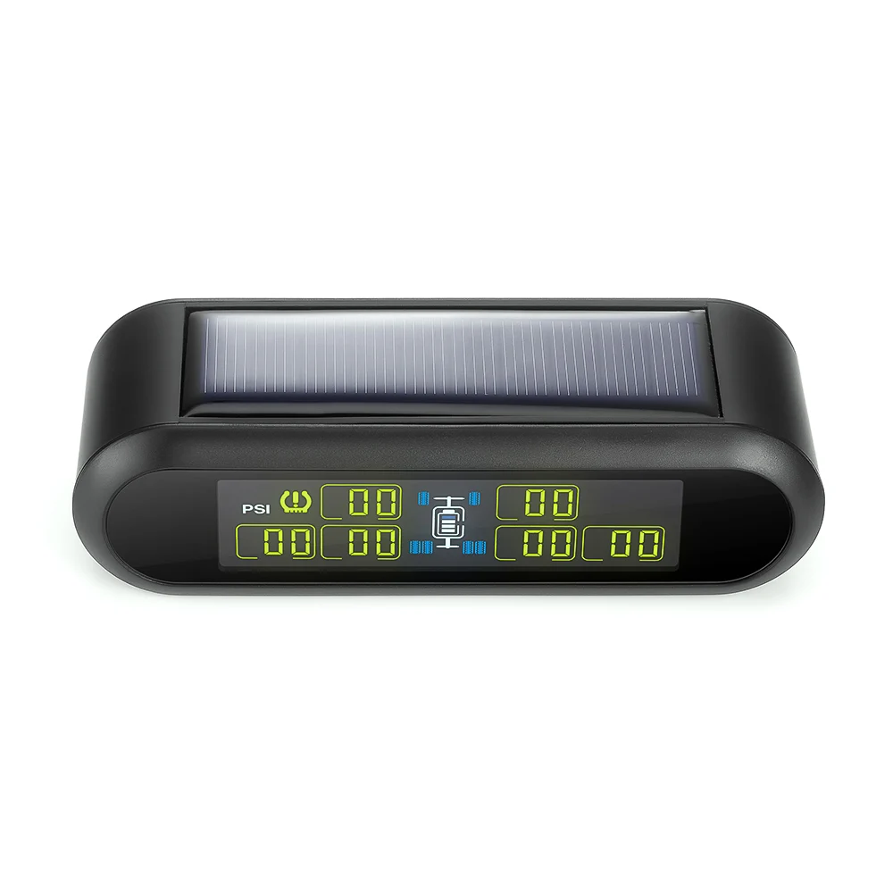 TPMS T650 Солнечная энергия USB TPMS беспроводная система контроля давления в шинах с 6 внешними внутренними датчиками s датчик давления в шинах