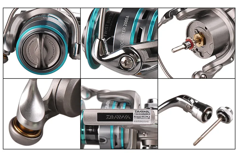 DAIWA PROCASTER 2000A 2500A 3000A 4000A 7BB спиннинговые Рыболовные катушки две металлические катушки спиннинговая катушка Moulinet Peche Pesca
