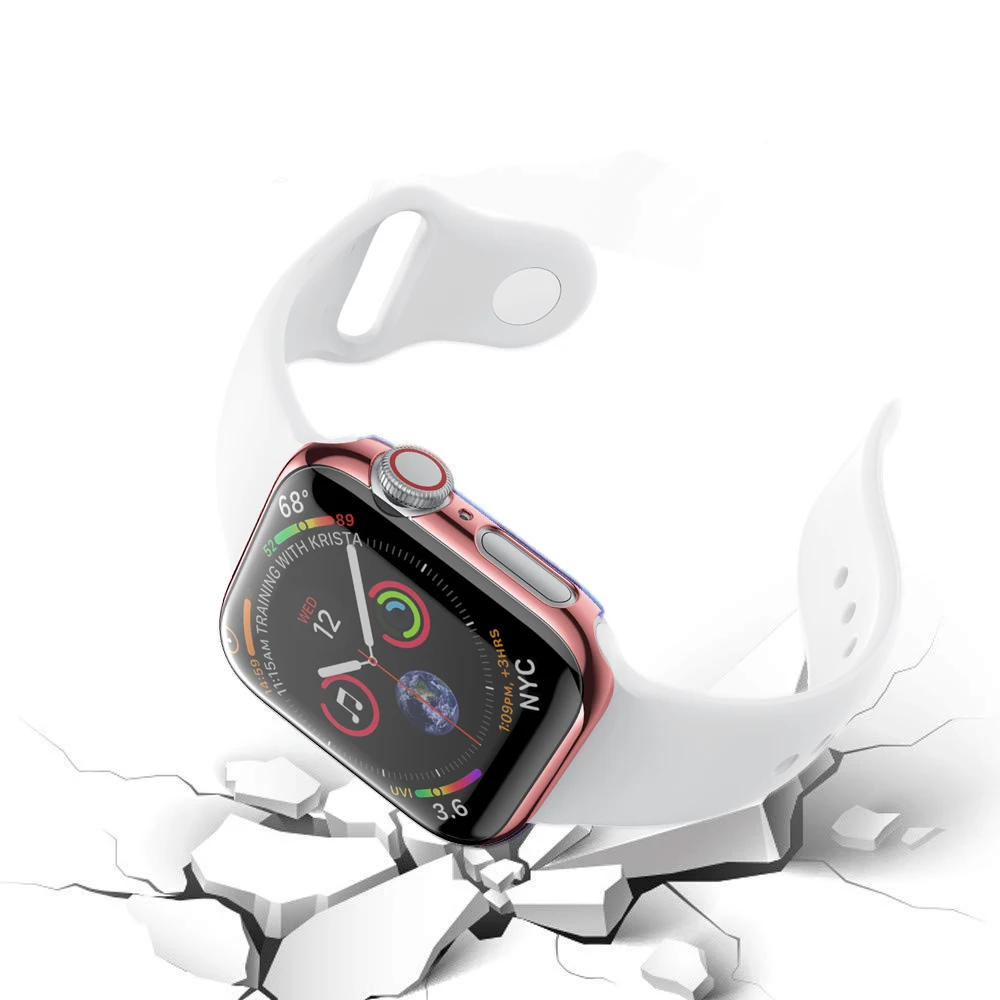 Защитный чехол для Apple watch 5, 4, 44 мм, 40 мм, iwatch, 4 HD, ударопрочный, Небьющийся корпус, защитная рамка, бампер, чехол