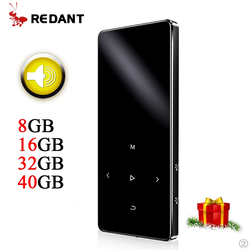 Mini usb mp3 плеер с Динамик музыкальный FLAC HiFi без потерь Музыкальный металла экран