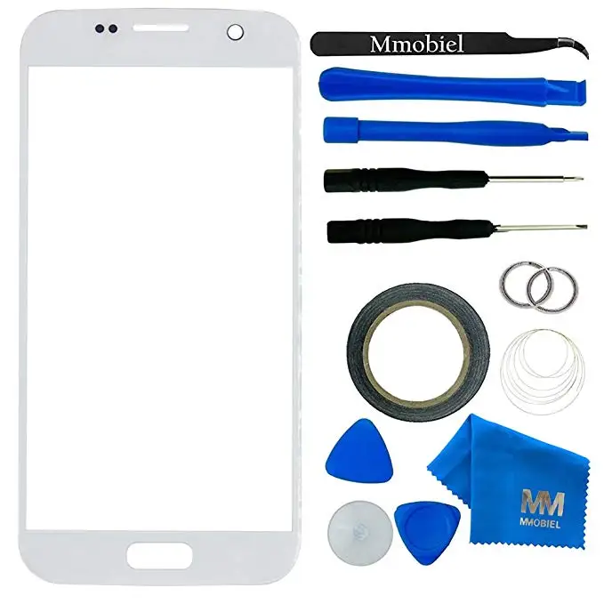 MMOBIEL для samsung Galaxy S7 белый/черный/золотой/серебристый Переднее стекло Сенсорная панель экран дигитайзер дисплей Ремонт Инструменты 12 шт