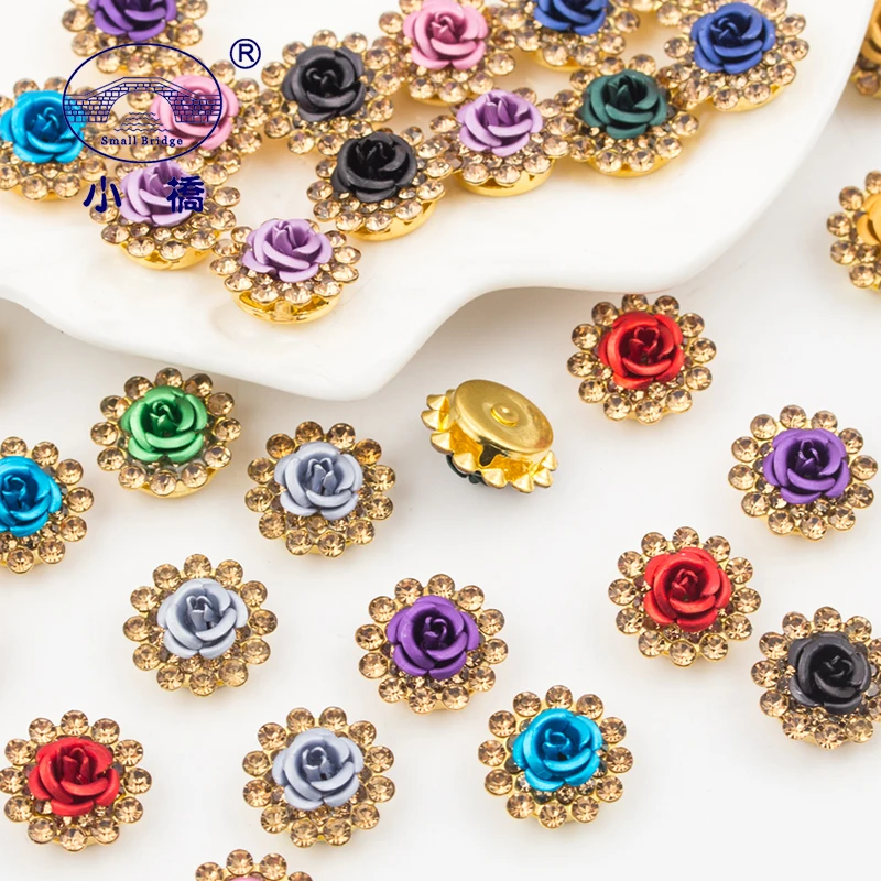 Стеклянные стразы смешанных цветов для одежды платья с плоской задней стороной и