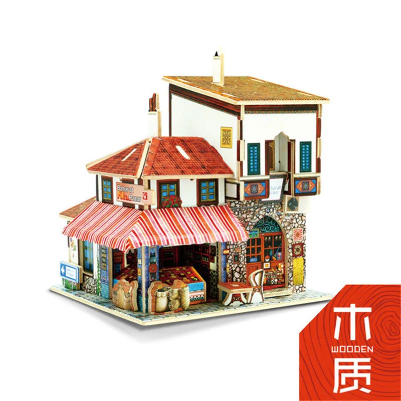 Новинка 2019 модель для самостоятельного строительства 3D пазл картинка-загадка