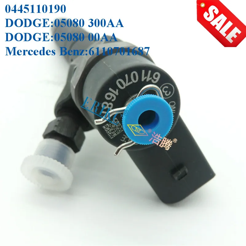 ERIKC 0445 110 190 Авто топливный инжектор 0445110190 в сборе Common Rail Инжектор двигателя inyector