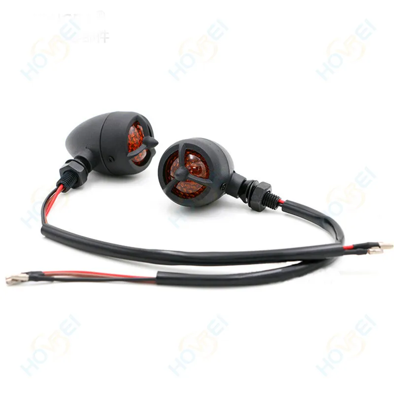 4 шт./компл. универсальный ретро мотоцикл Металлический гриль пуля указатель